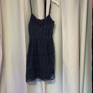 Navy blue lace sundress